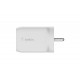 Belkin 65W GaN Dual USB-C (Type C) PD 3.0 Fast Charger with Pps-White