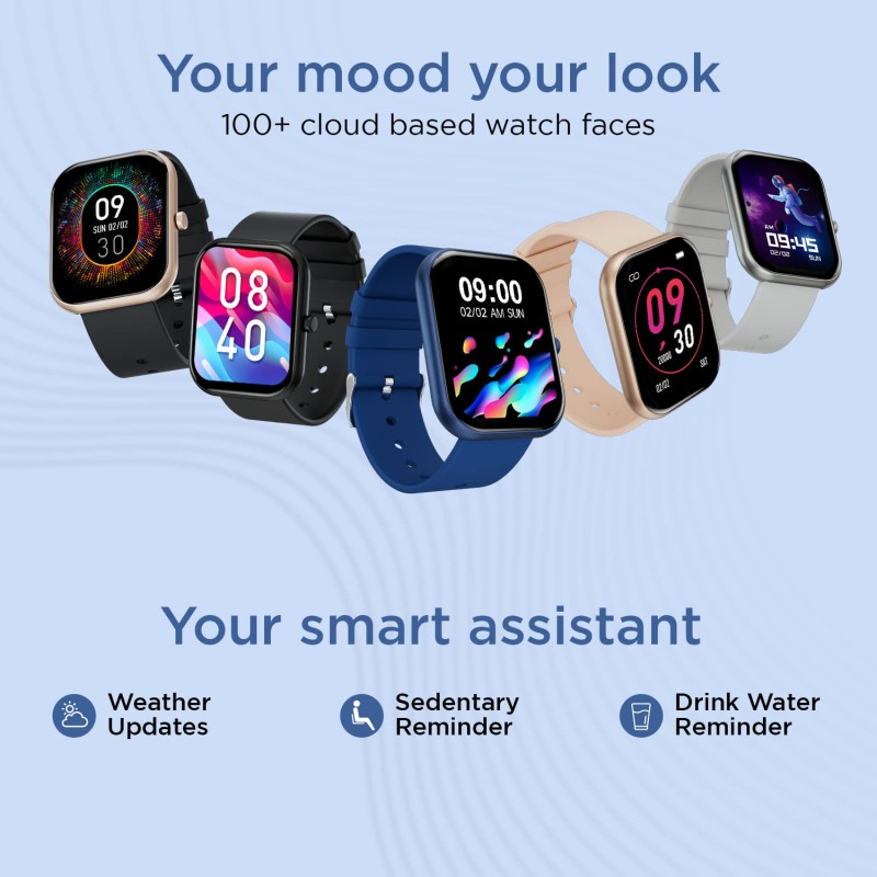 Fire-Boltt Dazzle 1.83" Smartwatch Full Touch Largest Borderless Display & 60 Sports Modes (Swimming) - (Navy Blue) Fire-Boltt Dazzle 1.83" Smartwatch Full Touch Largest Borderless Display & 60 Sports Modes (Swimming) - (Navy Blue)
