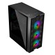 Ant Esports ICE-521MT Mid Tower Computer Case I Gaming Cabinet - Black