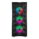 Ant Esports ICE-521MT Mid Tower Computer Case I Gaming Cabinet - Black