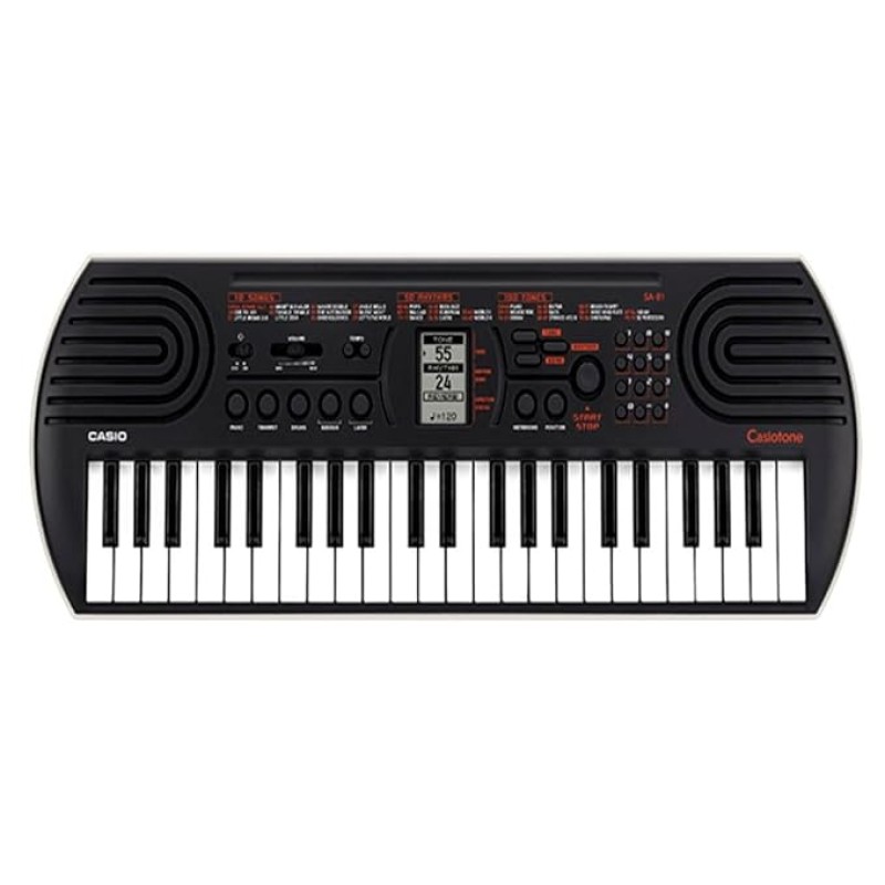 Casio SA-81 Mini Keyboard with Piano tones, Black (44 Keys) Casio SA-81 Mini Keyboard with Piano tones, Black (44 Keys)