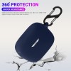 LIRAMARK Shockproof Protective Silicone 360� Cover Case with Buckle Designed for JBL Tune 130NC TWS (Midnight Blue)