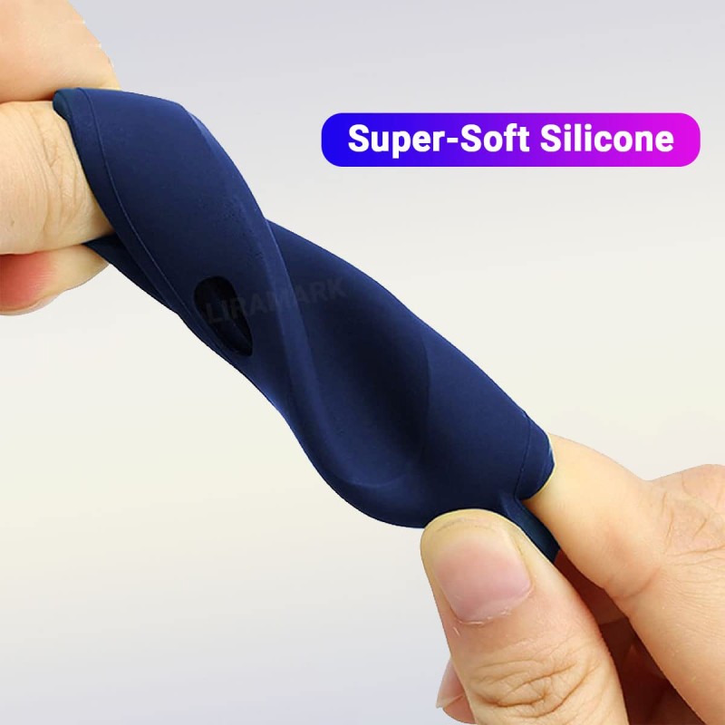 LIRAMARK Shockproof Protective Silicone 360� Cover Case with Buckle Designed for JBL Tune 130NC TWS (Midnight Blue)