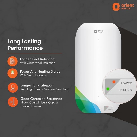 Orient Aura rapid pro with Free Installation| 5.9L instant water heater