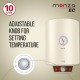 Havells Monza EC 15 L Storage Water Heater, Metallic Body, 2000 W, Free Flexi Pipe and Free Installation