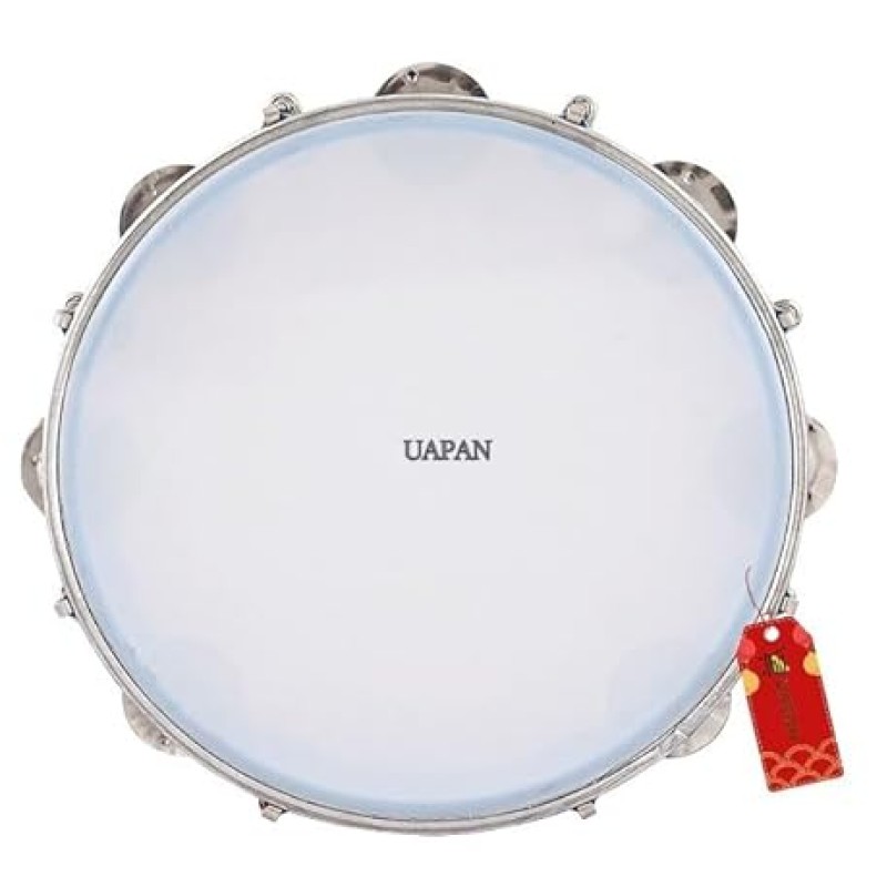 UAPAN Dafli Musical Instrument Dafli/Tambourine 7inch Hand Percussion Musical Instrument (Orange color small Tambourine) UAPAN Dafli Musical Instrument Dafli/Tambourine 7inch Hand Percussion Musical Instrument (Orange color small Tambourine)