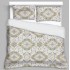 Bella Casa, Double Bedsheet Set with 2 Pillow Covers 100% Cotton - ORBIT