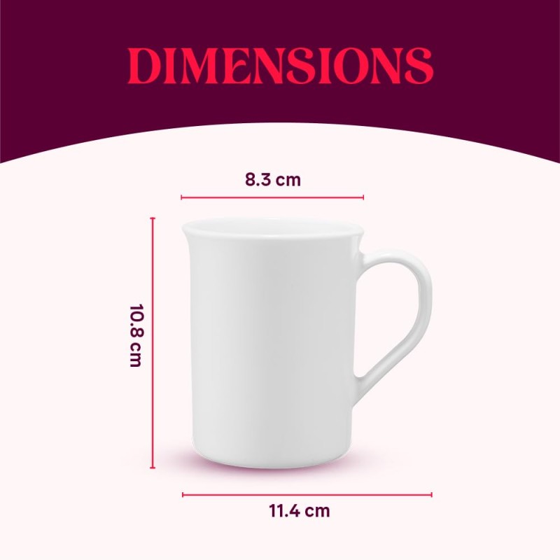 Larah by Borosil Mug Set - 350 ml (Set of 2), Kuba Blue Larah by Borosil Mug Set - 350 ml (Set of 2), Kuba Blue