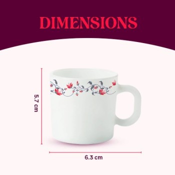 Larah by Borosil Pentas Mug Set Larah by Borosil Pentas Mug Set