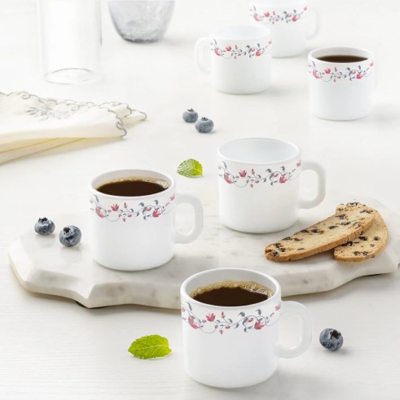 Larah by Borosil Pentas Mug Set Larah by Borosil Pentas Mug Set