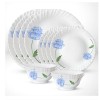 Larah by Borosil Blue Mist Dinner Set, 27pc set