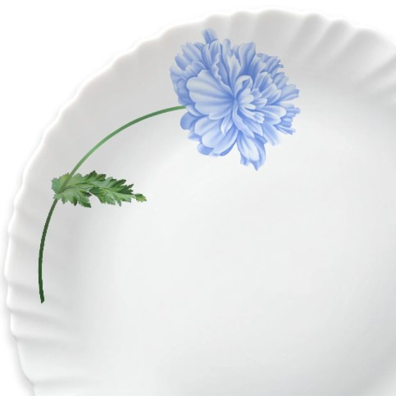 Larah by Borosil Blue Mist Dinner Set, 27pc set