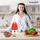 Brayden Chopro Max Electric Vegetable Chopper For Kitchen | Onion, Carrot, Garlic & Fruits | Chop, Mince, Puree, Whisk, 840 Ml Bowl | 4 Bi-Level Stainless Steel Blades (300 watts, Cherry Red)