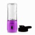 Brayden Fito Atom, Portable Smoothie Blender with 2000 mAh Rechargeable Battery and 3.7V Motor with 400ml Tritan Jar (Purple)