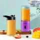 Brayden Fito Atom, Portable Smoothie Blender with 2000 mAh Rechargeable Battery and 3.7V Motor with 400ml Tritan Jar (Purple)