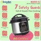 Brayden Marvo 5 Litre 11 in 1 Automatic Multi-Purpose Electric Pressure Cooker, Non-Stick Cooking Pot, 15 Pre-set Indian Menus, 8Hrs Slow Cook Function, 24 Hrs Delay Timer - SILVER