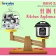 Brayden Marvo 5 Litre 11 in 1 Automatic Multi-Purpose Electric Pressure Cooker, Non-Stick Cooking Pot, 15 Pre-set Indian Menus, 8Hrs Slow Cook Function, 24 Hrs Delay Timer - SILVER