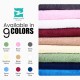 Cuddle Cotton Requisite 4 Pc Towel Set | 2 Bath Towels (70 x 147 cm) & 2 Hand Towels (40 x 60 cm), 400 GSM | 100% Pure Cotton| Beige brown