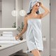 Cuddle Cotton Requisite 4 Pc Towel Set | 2 Bath Towels (70 x 147 cm) & 2 Hand Towels (40 x 60 cm), 400 GSM | 100% Pure Cotton| Opal White