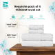 Cuddle Cotton Requisite 4 Pc Towel Set | 2 Bath Towels (70 x 147 cm) & 2 Hand Towels (40 x 60 cm), 400 GSM | 100% Pure Cotton| Opal White Cuddle Cotton Requisite 4 Pc Towel Set | 2 Bath Towels (70 x 147 cm) & 2 Hand Towels (40 x 60 cm), 400 GSM | 100% Pure Cotton| Opal White