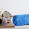 Cuddle Cotton Requisite 100% Cotton Bath Towel, 400 GSM, 70 cm x 147 cm, Azure Blue Cuddle Cotton Requisite 100% Cotton Bath Towel, 400 GSM, 70 cm x 147 cm, Azure Blue