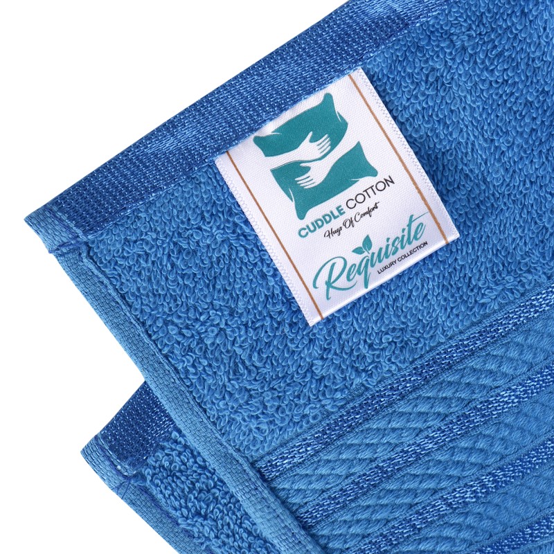 Cuddle Cotton Requisite 100% Cotton Bath Towel, 400 GSM, 70 cm x 147 cm, Azure Blue Cuddle Cotton Requisite 100% Cotton Bath Towel, 400 GSM, 70 cm x 147 cm, Azure Blue