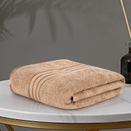 Cuddle Cotton Requisite 100% Cotton Bath Towel, 400 GSM, 70 cm x 147 cm, Beige Brown Cuddle Cotton Requisite 100% Cotton Bath Towel, 400 GSM, 70 cm x 147 cm, Beige Brown