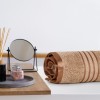 Cuddle Cotton Requisite 100% Cotton Bath Towel, 400 GSM, 70 cm x 147 cm, Beige Brown Cuddle Cotton Requisite 100% Cotton Bath Towel, 400 GSM, 70 cm x 147 cm, Beige Brown
