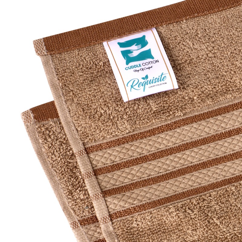 Cuddle Cotton Requisite 100% Cotton Bath Towel, 400 GSM, 70 cm x 147 cm, Beige Brown Cuddle Cotton Requisite 100% Cotton Bath Towel, 400 GSM, 70 cm x 147 cm, Beige Brown