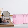 Cuddle Cotton Requisite 100% Cotton Bath Towel, 400 GSM, 70 cm x 147 cm, Blush Pink