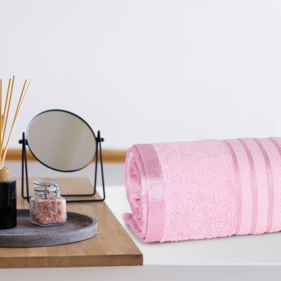 Cuddle Cotton Requisite 100% Cotton Bath Towel, 400 GSM, 70 cm x 147 cm, Blush Pink Cuddle Cotton Requisite 100% Cotton Bath Towel, 400 GSM, 70 cm x 147 cm, Blush Pink