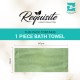Cuddle Cotton Requisite 100% Cotton Bath Towel, 400 GSM, 70 cm x 147 cm, Emerald Green