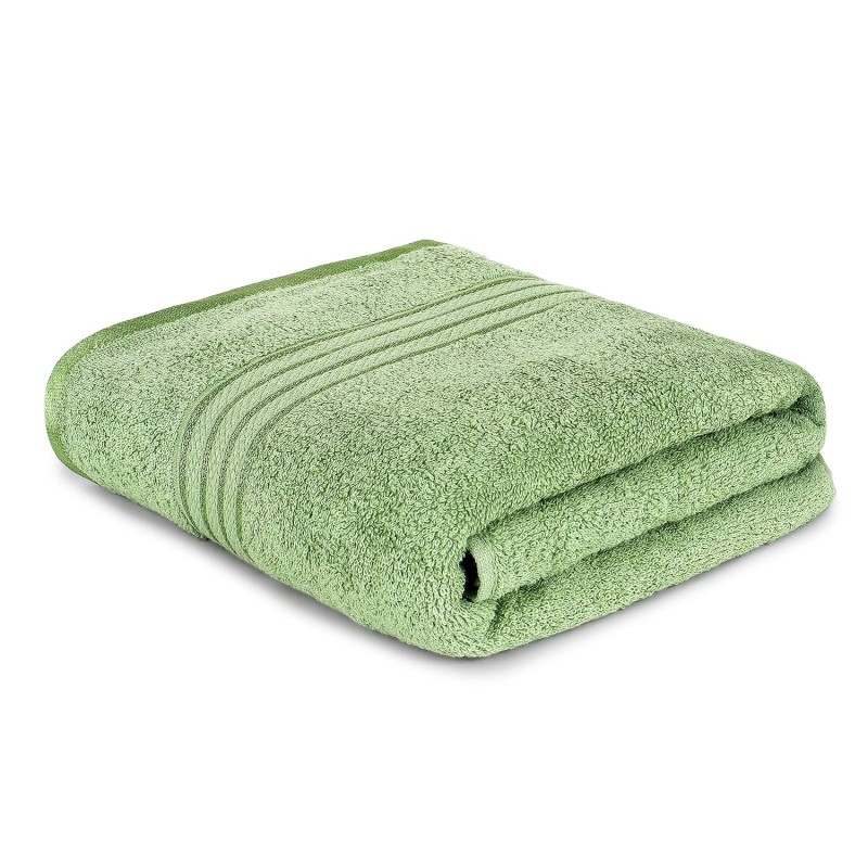 Requisite 100% Cotton Bath Towel, 400 GSM, Ultra Soft, Highly Absorbent, Quick Dry, Plush & Durable (70 x 147) cm Gym Towel Bath Towel for Men & Women Emerald Green Pack of 1