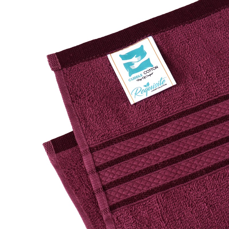 Cuddle Cotton Requisite 100% Cotton Bath Towel, 400 GSM, 70 cm x 147 cm, Merlot Red Cuddle Cotton Requisite 100% Cotton Bath Towel, 400 GSM, 70 cm x 147 cm, Merlot Red
