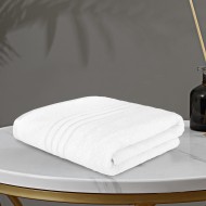 Cuddle Cotton Requisite 100% Cotton Bath Towel, 400 GSM, 70 cm x 147 cm, Opal White Cuddle Cotton Requisite 100% Cotton Bath Towel, 400 GSM, 70 cm x 147 cm, Opal White