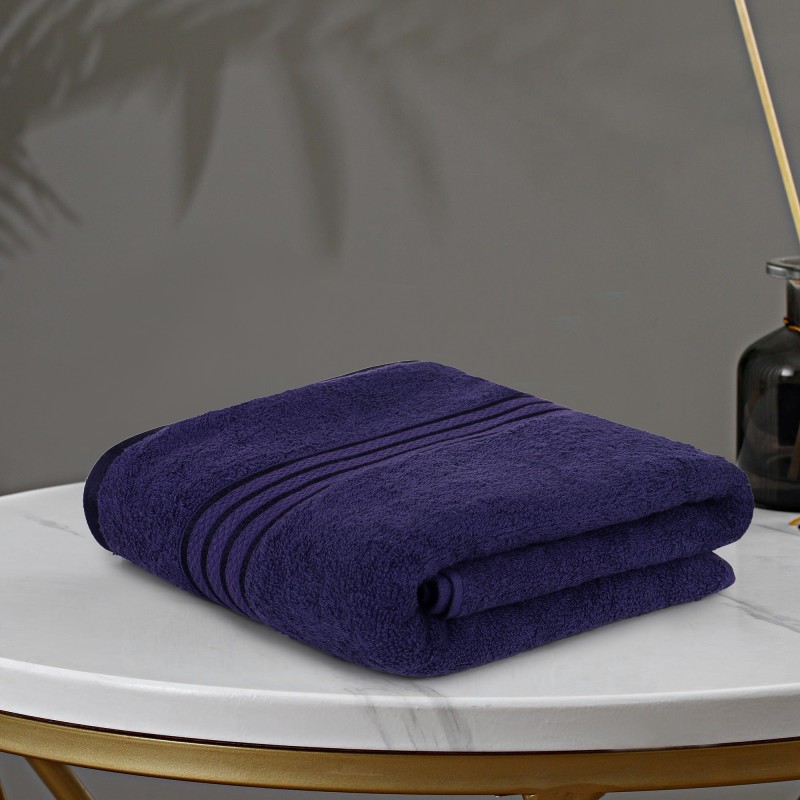 Cuddle Cotton Requisite 100% Cotton Bath Towel, 400 GSM, 70 cm x 147 cm, sapphire Blue