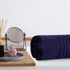 Cuddle Cotton Requisite 100% Cotton Bath Towel, 400 GSM, 70 cm x 147 cm, sapphire Blue