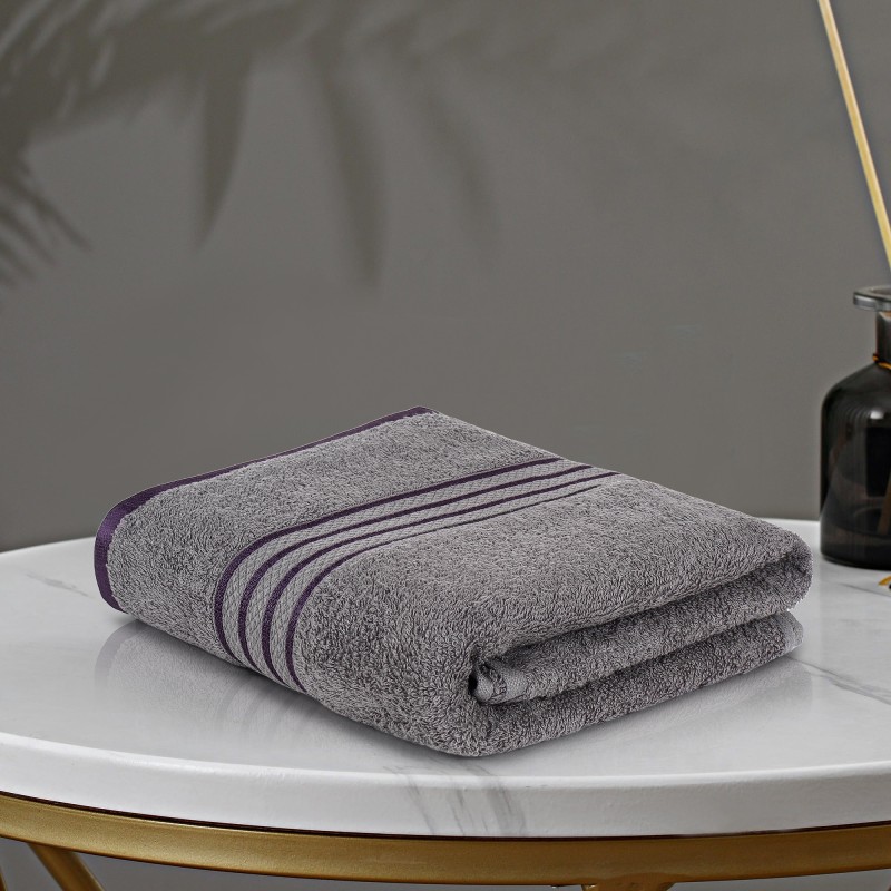 Cuddle Cotton Requisite 100% Cotton Bath Towel, 400 GSM, 70 cm x 147 cm, Sleek Grey Cuddle Cotton Requisite 100% Cotton Bath Towel, 400 GSM, 70 cm x 147 cm, Sleek Grey