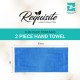 Cuddle Cotton Requisite Hand Towel Set of 2, 40 cm x 60 cm, 400 GSM, Azure Blue 100% Cotton Cuddle Cotton Requisite Hand Towel Set of 2, 40 cm x 60 cm, 400 GSM, Azure Blue 100% Cotton