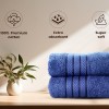 Requisite 100% Cotton Hand Towel Set – Ultra-Soft, Highly Absorbent, Quick-Dry Towels for Bathroom, Gym, Spa and Kitchen – (40x60 cm) Pack of 2