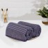 Cuddle Cotton Requisite Hand Towel Set of 2, 40 cm x 60 cm, 400 GSM, Sleek Grey 100% Cotton