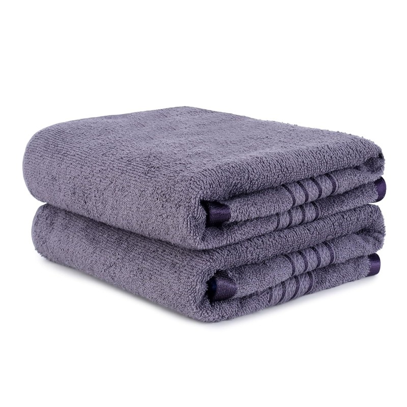 Requisite 100% Cotton Hand Towel Set – Ultra-Soft, Highly Absorbent, Quick-Dry Towels for Bathroom, Gym, Spa and Kitchen – (40x60 cm) Pack of 2