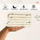Cuddle Cotton Requisite Hand Towel Set of 2, 40 cm x 60 cm, 400 GSM, Sunshine Yellow 100% Cotton Cuddle Cotton Requisite Hand Towel Set of 2, 40 cm x 60 cm, 400 GSM, Sunshine Yellow 100% Cotton