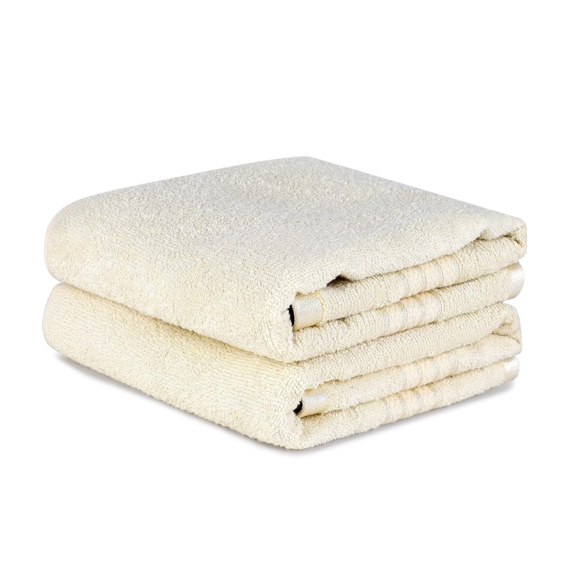 Requisite 100% Cotton Hand Towel Set – Ultra-Soft, Highly Absorbent, Quick-Dry Towels for Bathroom, Gym, Spa and Kitchen – (40x60 cm) Pack of 2
