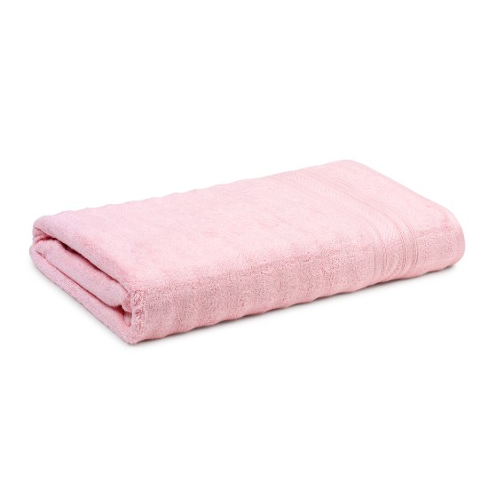 Cuddle Cotton Elite Bath Towel, 75 x 150 cm, 580 GSM, Wave Design, Blossom Pink Cuddle Cotton Elite Bath Towel, 75 x 150 cm, 580 GSM, Wave Design, Blossom Pink
