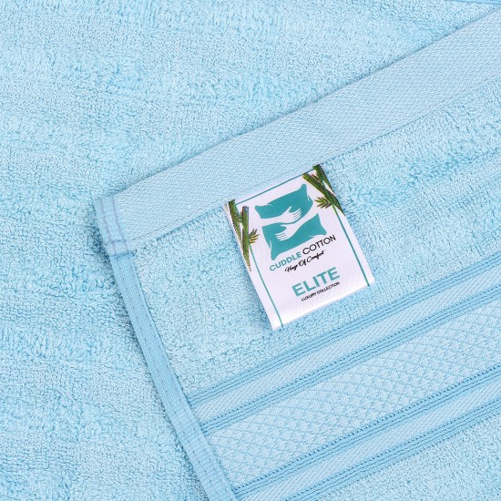 Cuddle Cotton Elite Bath Towel, 75 x 150 cm, 580 GSM, Wave Design, Cosmic Blue Cuddle Cotton Elite Bath Towel, 75 x 150 cm, 580 GSM, Wave Design, Cosmic Blue
