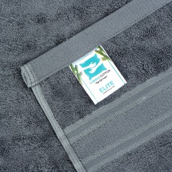Cuddle Cotton Elite Bath Towel, 75 x 150 cm, 580 GSM, Wave Design, Carbon Grey Cuddle Cotton Elite Bath Towel, 75 x 150 cm, 580 GSM, Wave Design, Carbon Grey
