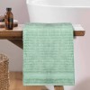 Cuddle Cotton Elite Bath Towel, 75 x 150 cm, Wave Design, Saga Green Cuddle Cotton Elite Bath Towel, 75 x 150 cm, Wave Design, Saga Green