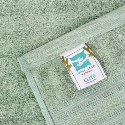 Cuddle Cotton Elite Bath Towel, 75 x 150 cm, Wave Design, Saga Green Cuddle Cotton Elite Bath Towel, 75 x 150 cm, Wave Design, Saga Green