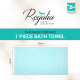 Cuddle Cotton Regalia Zero Twist Bath Towel, 600 GSM, 75 cm x 150 cm, Arctic Blue Cuddle Cotton Regalia Zero Twist Bath Towel, 600 GSM, 75 cm x 150 cm, Arctic Blue